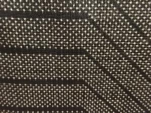 アンティーク 幾何学模様織出し本場泥大島紬着物(5マルキ)